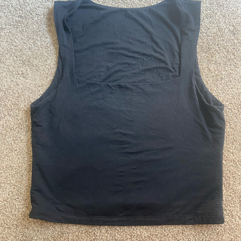 Black Sleeveless Top